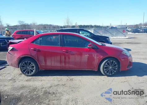 2016 Toyota Corolla S Plus z USA, uszkodzony, nr VIN 2T1BURHE1GC581753